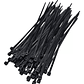 100 Amarras Plasticas Negra 4.8x300mm - Smart Tools - Miniatura 1