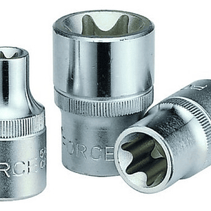 Dado Torx Hembra De 1/4'' De 4 A 10mm - Force Color 8mm