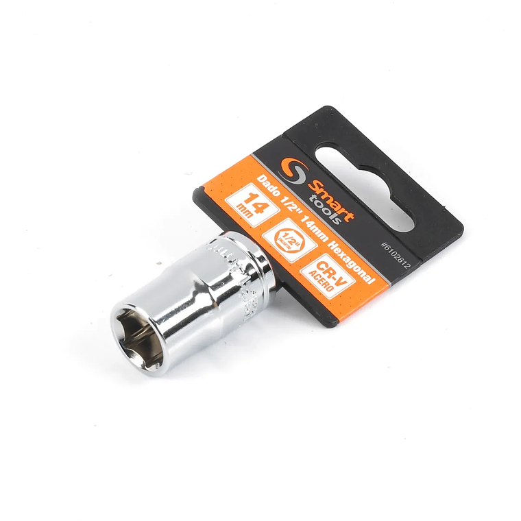 Dado Corto 1/2'' De 14mm Hexagonal - Smart Tools 1