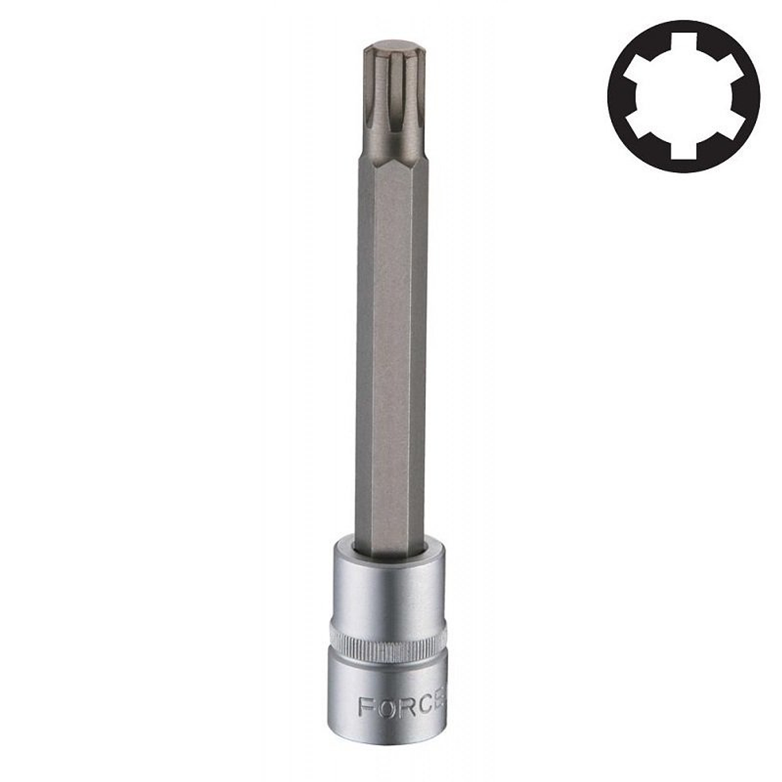 Dado Imbus 1/2'' M8 Hexagonal Largo(34910008) Force 1