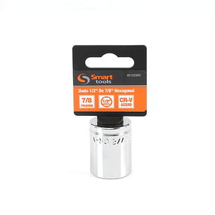 Dado Corto 1/2'' De 7/8'' Hexagonal - Smart Tools