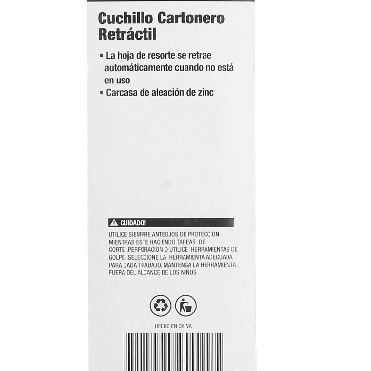 Cartonero Retráctil De Seguridad - Smart Tools 2