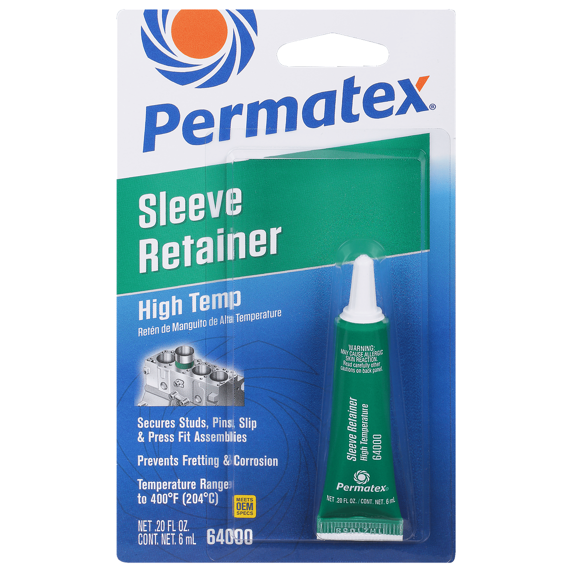 Retenedor De Mangas Para Altas Temperaturas (64000) Permatex 1