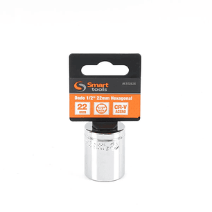 Dado Corto 1/2'' De 22mm Hexagonal - Smart Tools