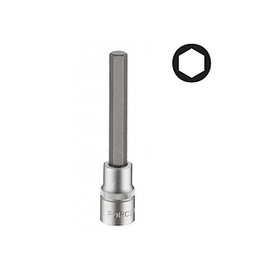 Dado Allen 1/2'' De 4 Mm Largo (34410004) Force