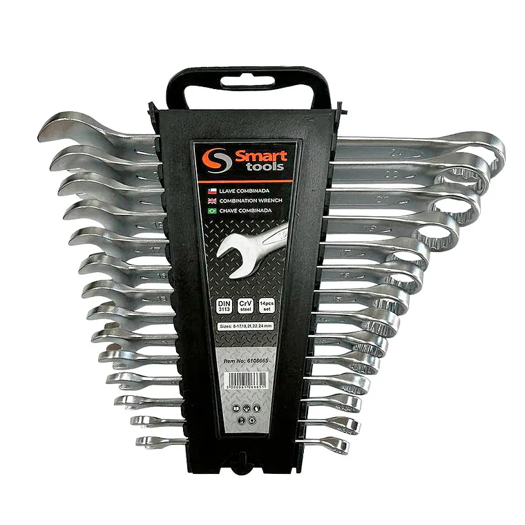 Juego Llaves Punta Corona 6 - 22mm De 12 Piezas - Smart Tools 1