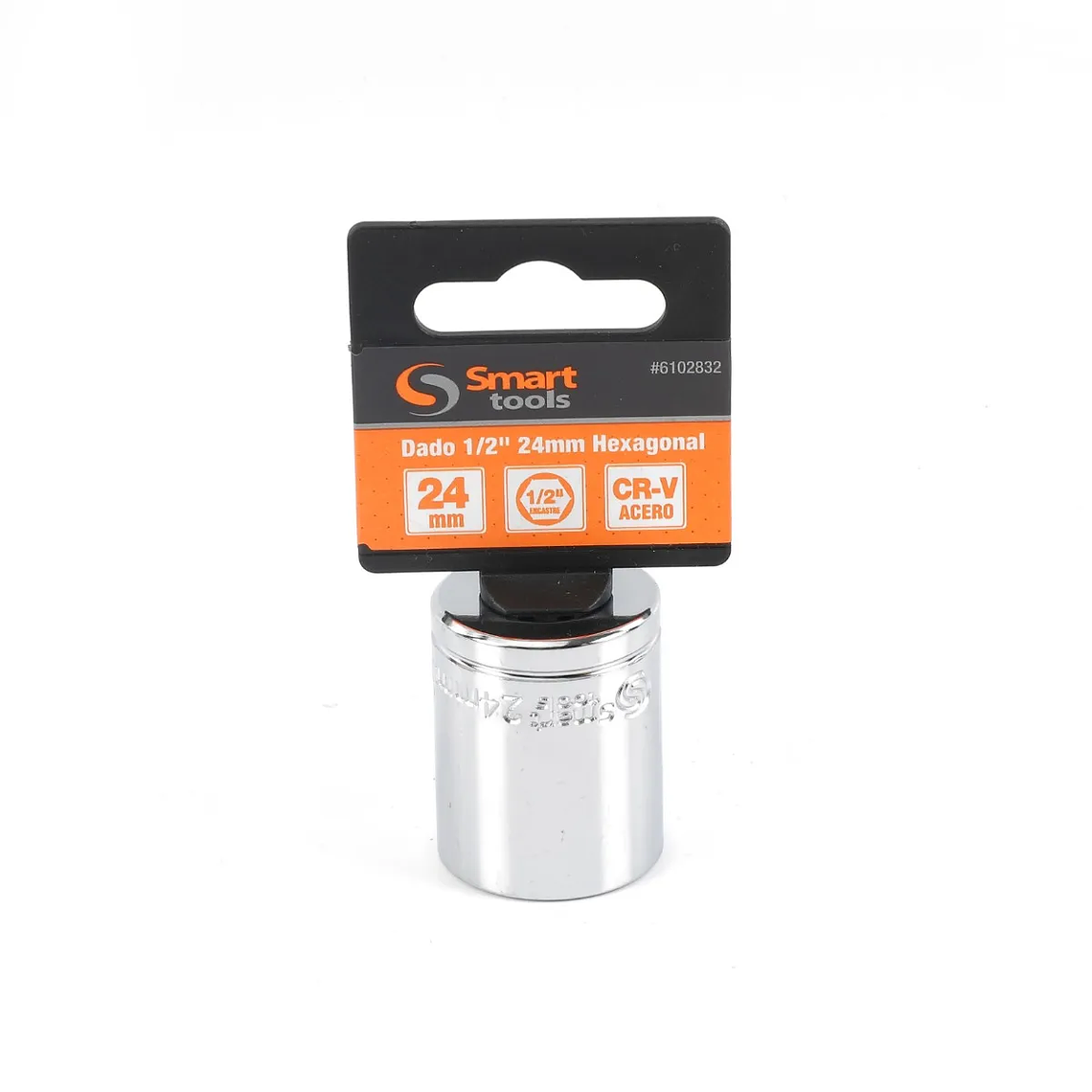 Dado Corto 1/2'' De 24mm Hexagonal - Smart Tools 2