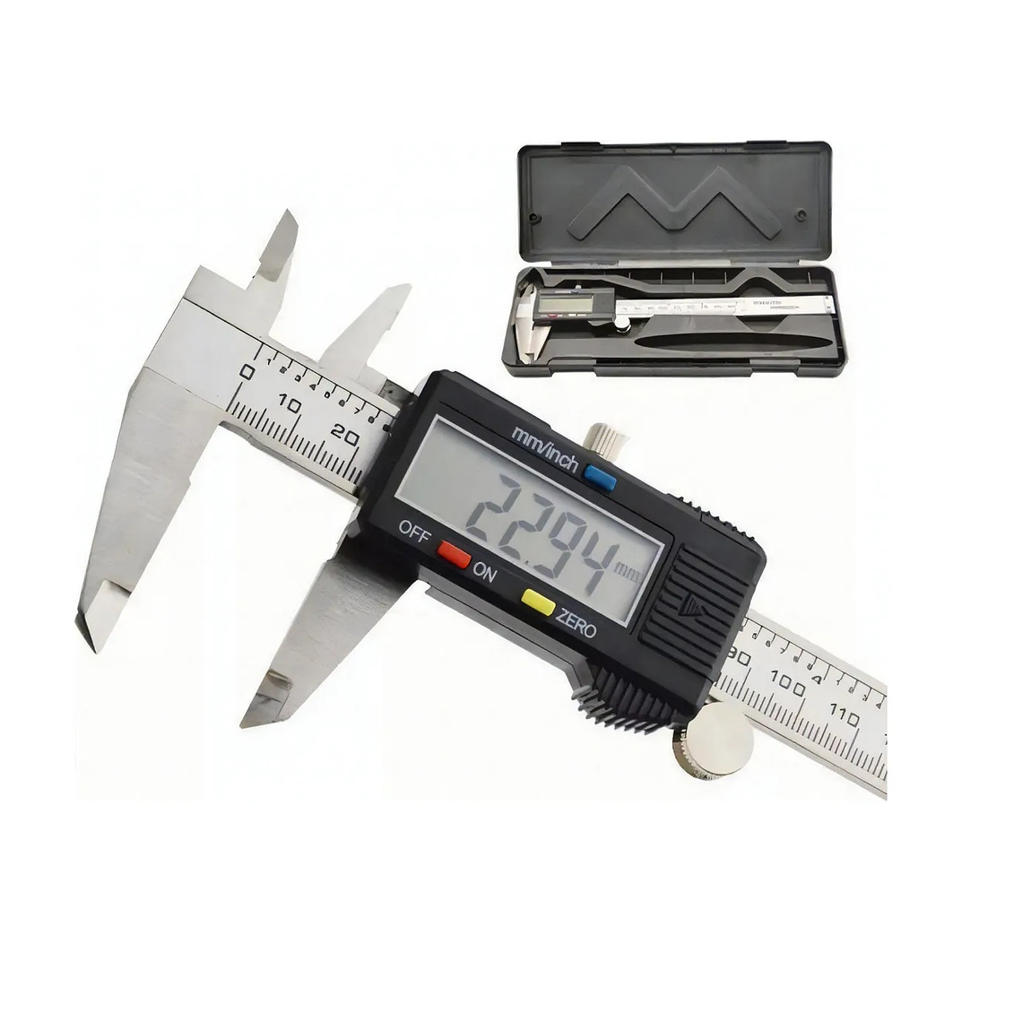 Pie De Metro Digital Acero Inoxidable 6'' / 150 Mm (2003 C) Smart Tools 1