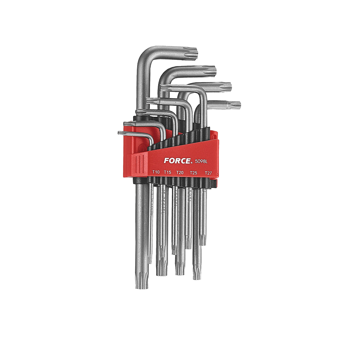 Juego Llaves Torx Largas T10 - T50 9 Piezas (5098l) Force 1