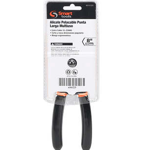 Alicate Pelacable De 8''  Multipropósito Punta Larga - Smart Tools