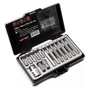 Juego Puntas Allen De 15 Piezas 4 - 12mm (4155) Force