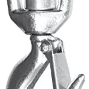 Gancho Giratorio Galvanizado De 1.0 Tonelada Para Cables