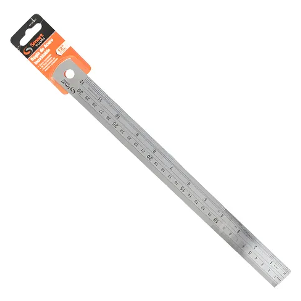 Regla Acero Inoxidable De 30cm Con Tabla Conv. - Smart Tools 1