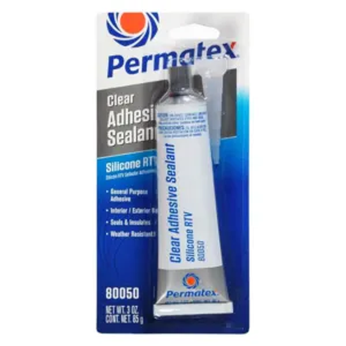 Sellador Silicona Transparente 66br 85gr (80050), Permatex 1