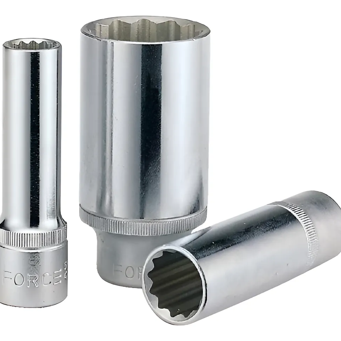 Dado Poligonal Largo 3/8'' De 6mm (5396306) - Force 1