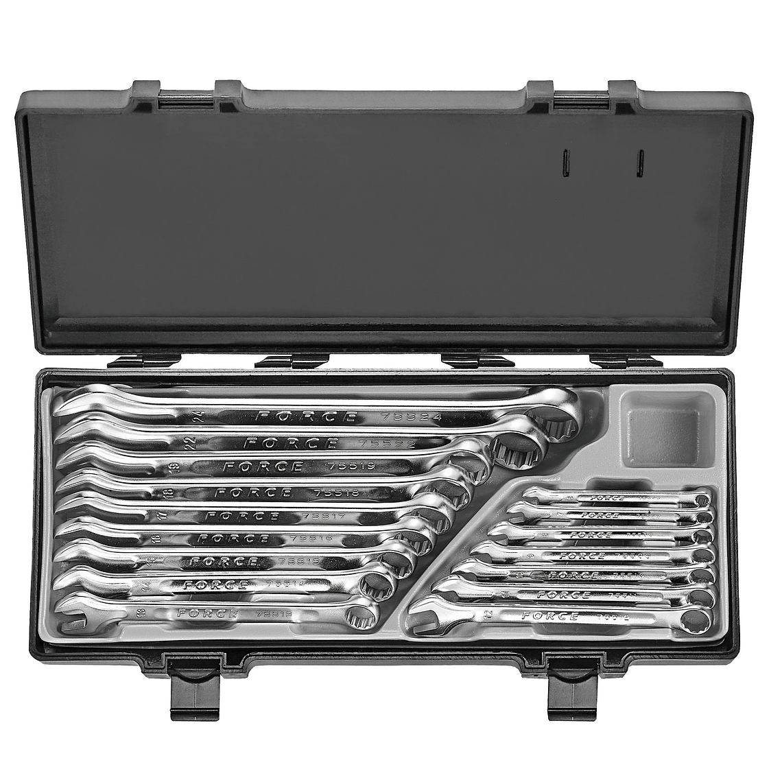 Juego Llaves Punta Corona De 6-24 Mm Con 16 Piezas (5161) Force 1