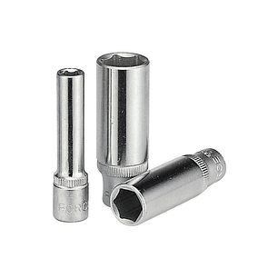 Dado Largo 1/4'' De 10mm Hexagonal (5255010) - Force