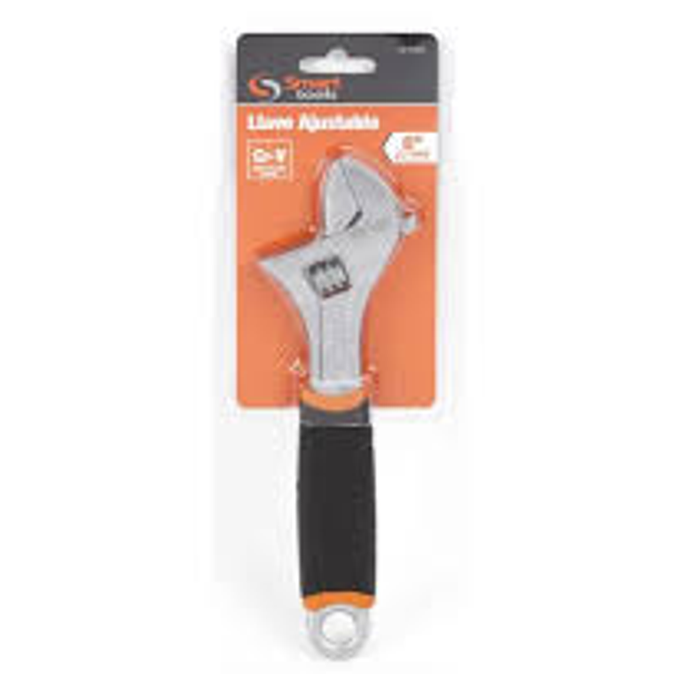 Llave Francesa De 8'' Niquelada - Smart Tools 1