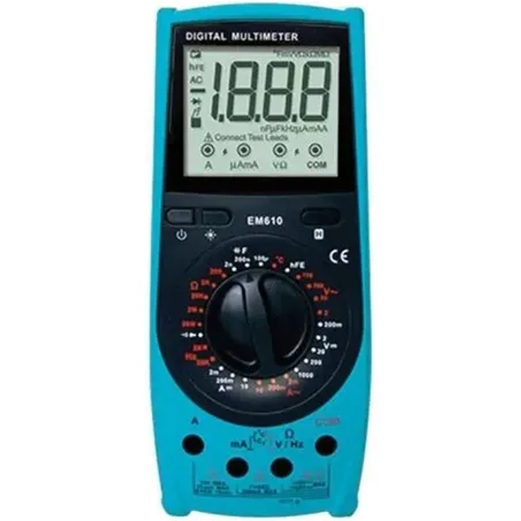 Multímetro Digital Con Pantalla Grande (em610) - Esun 1