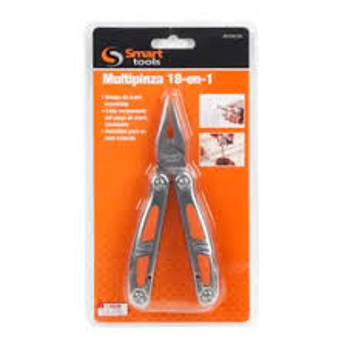 Alicate Multipropósito 18 En 1 Acero Inox. Smart Tools 1