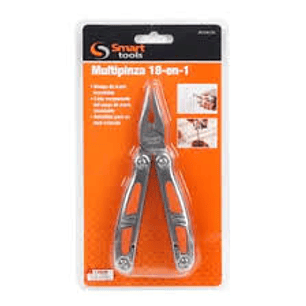 Alicate Multipropósito 18 En 1 Acero Inox. Smart Tools