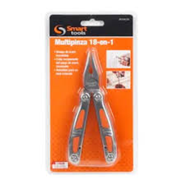 Alicate Multipropósito 18 En 1 Acero Inox. Smart Tools 1