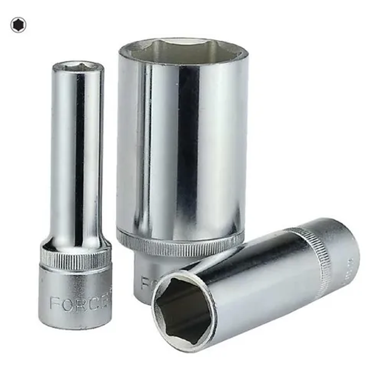 Dado Largo Hexagonal 3/8'' De 11/16'' (5356311.16) Force 1