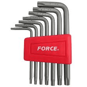Juego Llave Torx T10 - T40 De 7 Piezas (5071) Force