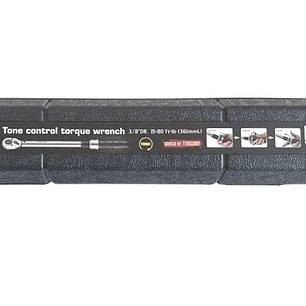 Llave Torque Torquimetro 3/8'' De 15 A 80lbs/pie - Force