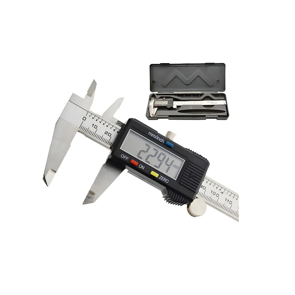 Pie De Metro Digital Acero inoxidable 12''/300mm - Smart Tools 1