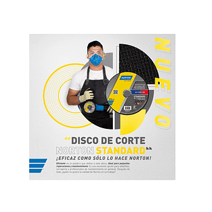Disco De Corte 4.1/2'' X 1mm Standard - Norton