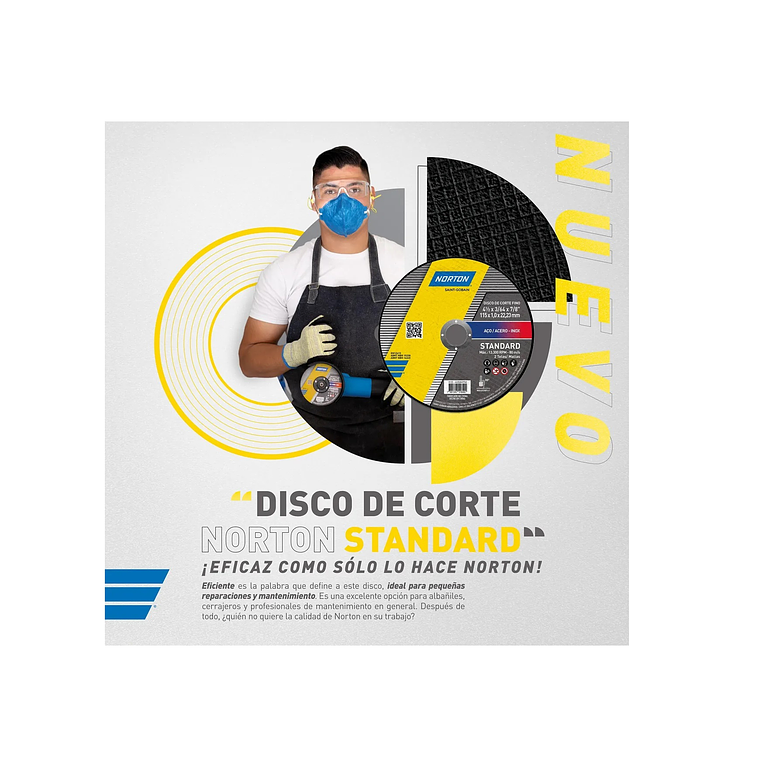 Disco De Corte 4.1/2'' X 1mm Standard - Norton 2