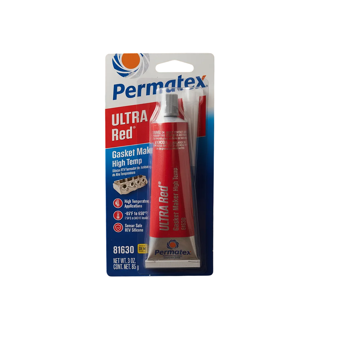 Silicona (pomo) Rojo Rtv 26br De 85gr (81630) Permatex 1