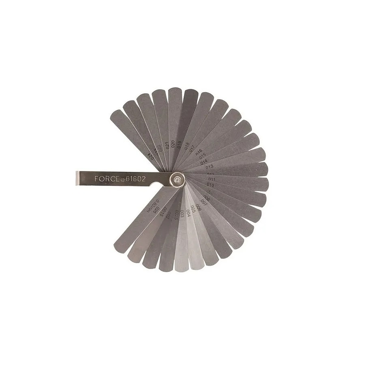 Feeler De 0,04 A 0,63mm 26 Piezas (61802) Force 1