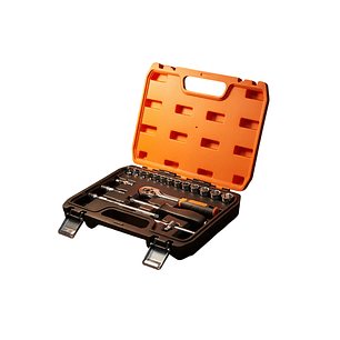 Juego Dados 1/4'' De 4 A 14mm (19 Piezas) Smart Tools