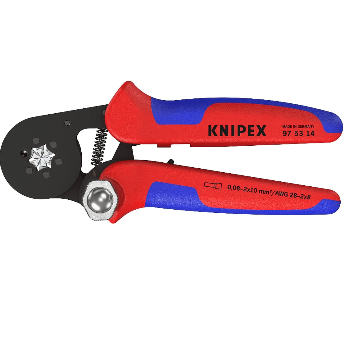 Alicate Autoajustable Acción Lateral 28-7 Awg (975314) Knipex 1