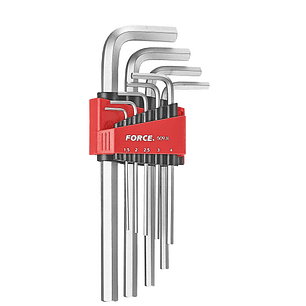 Juego Llaves Allen Larga 1.5 - 10mm (5093l) Force