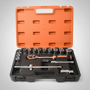 Juego Dados 1/2'' De 10 - 27mm 17 Piezas - Smart Tools