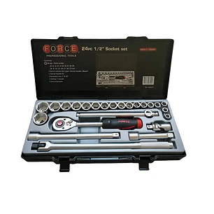 Juego Dados 1/2'' De 10-32mm Hex. 24 Piezas (4243-5) Force