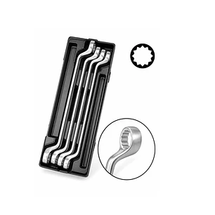 Juego Llaves Corona Acodada 23-32mm De 4 Piezas (t5044) Force