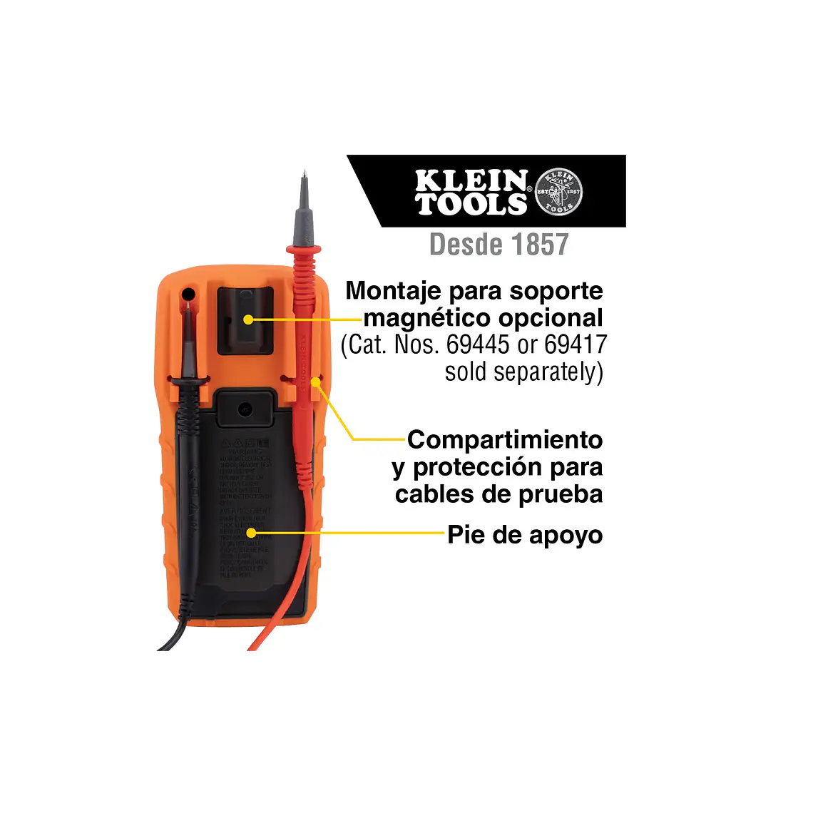 Multímetro Digital 600v - 10a (mm325) Klein Tools 4