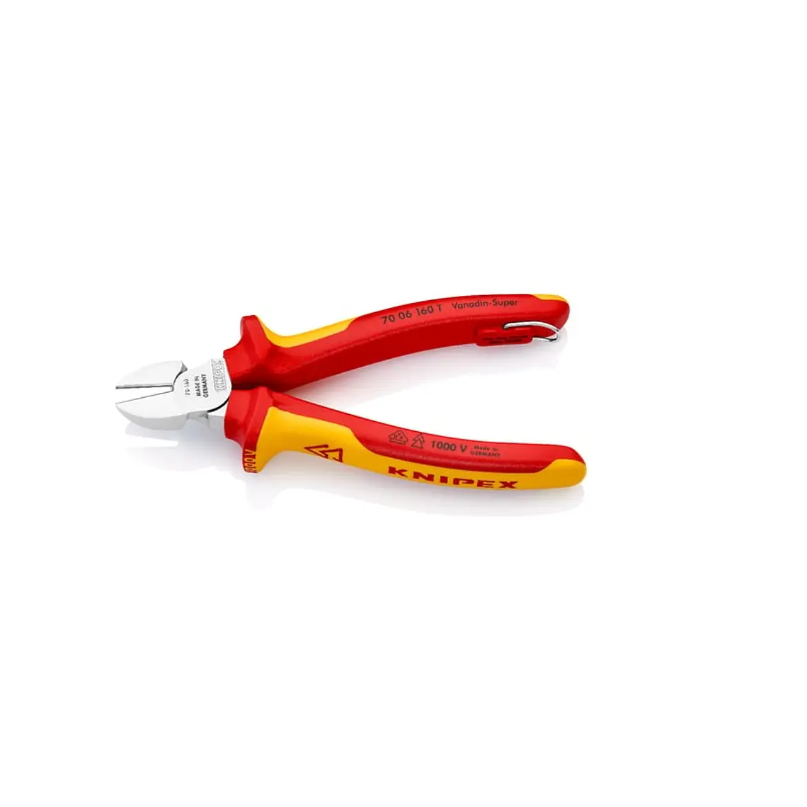 Alicate Corte Diagonal De 6.1/2'' Aislado 1000v (7006160t) Knipex 1