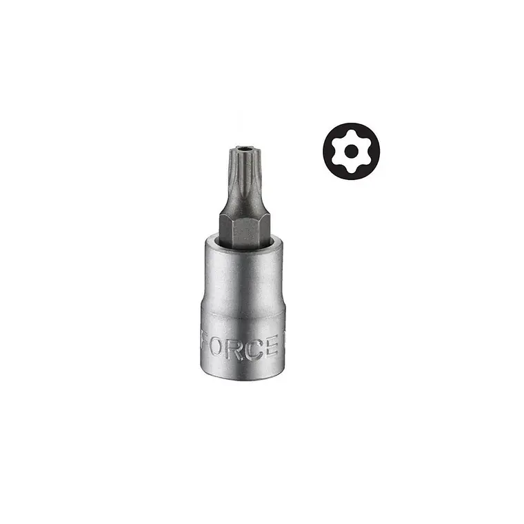 Dados Torx Perforados Individuales 1/4'' T8h - T40h Force 2