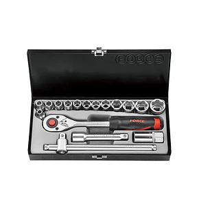 Juego Dados Poligonales 1/2'' De 8 - 26mm 17 Piezas - Force