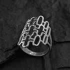 Anillo de Plata 925 Cruces y Óvalos agrupados 2