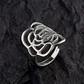 Anillo de Plata con forma de Rosa - Miniatura 2
