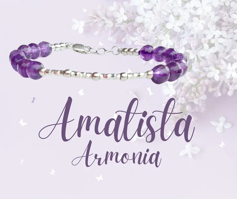 Pulsera Amatista Modelo Armonía 2