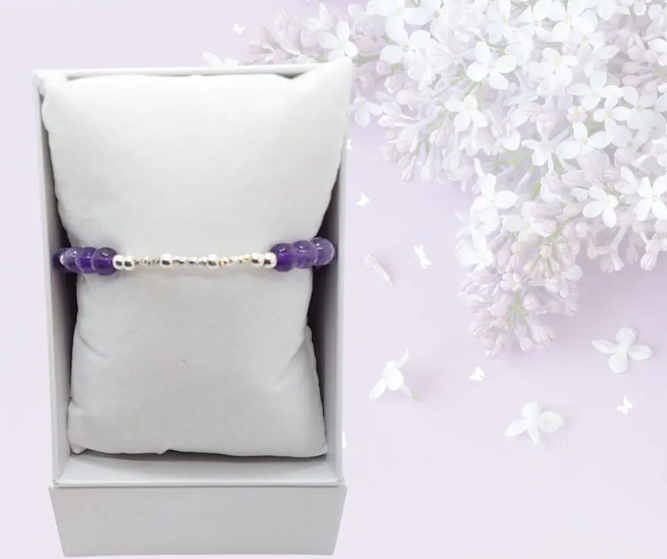 Pulsera Amatista Modelo Armonía 4