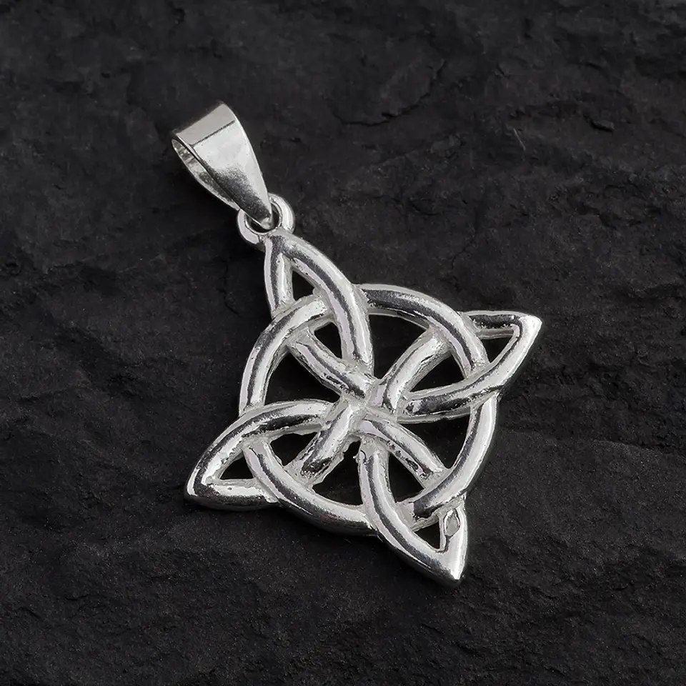 Dije de Plata: Nudo de Bruja Celta 1