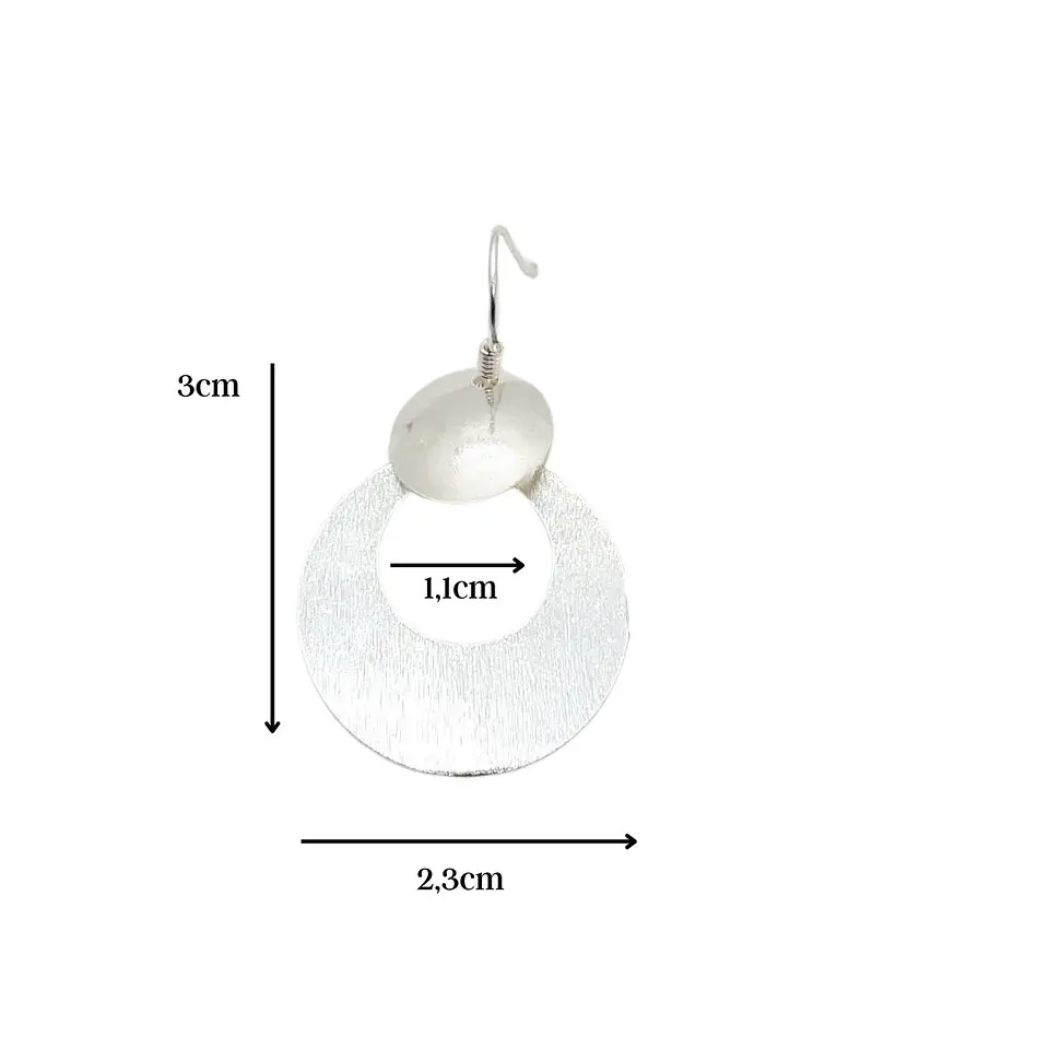 Aros de Plata 925 Cilíndricos 2